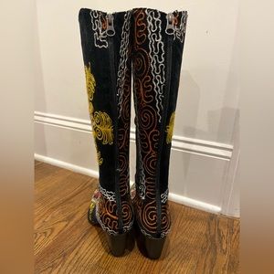 Ottoman art embroidered boots